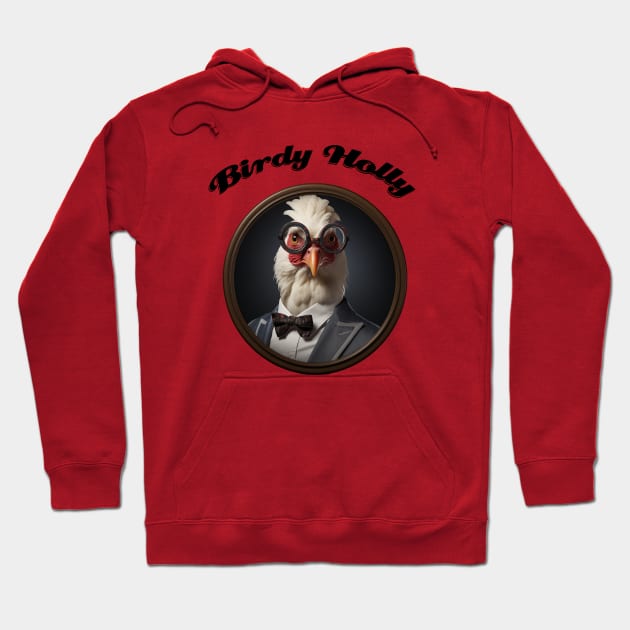 Wee-Ooh I look just like Birdy Holly Hoodie by Bee's Pickled Art